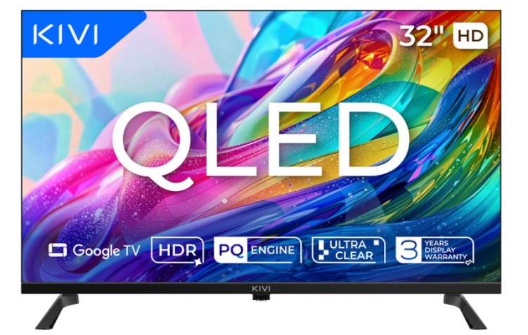 Телевізор KIVI 32" QLED HD Smart TV (32H820KB)